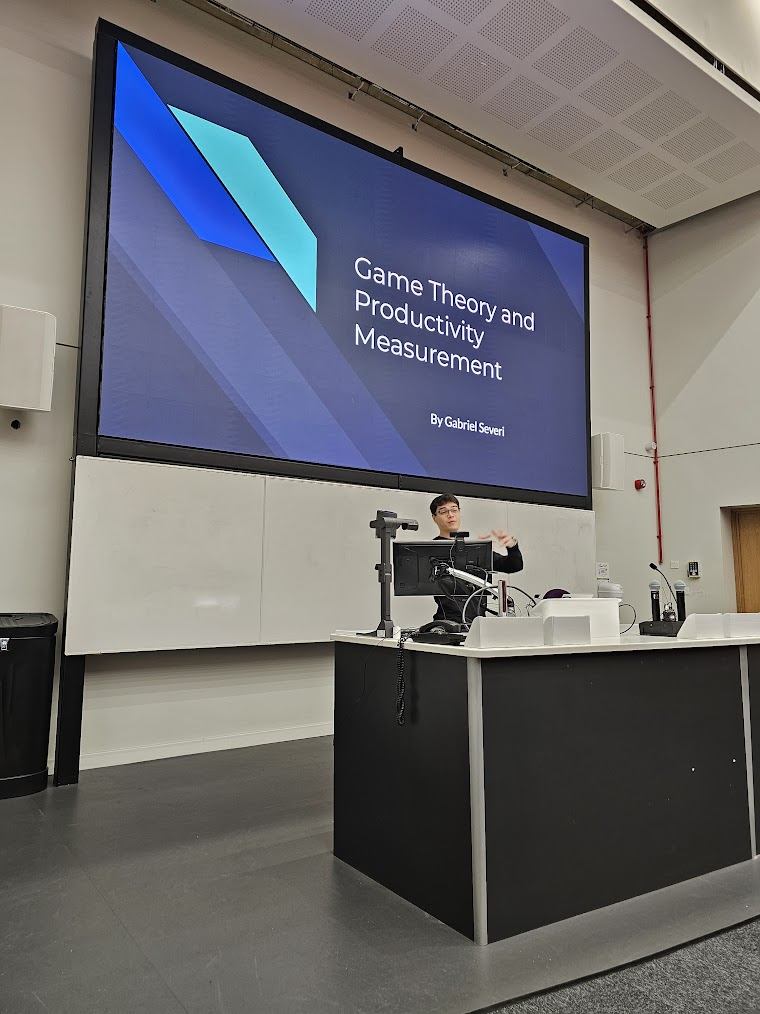 A talk on game theory and productivity measurement